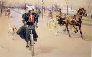 Thure de Thulstrup Depicts the Latest modes of Transportaion china oil painting reproduction